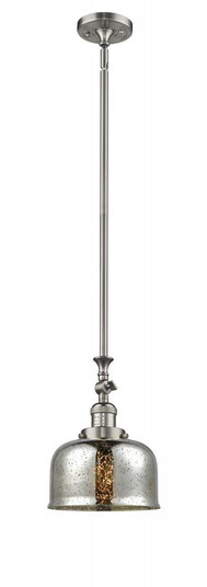 Bell - 1 Light - 8 inch - Brushed Satin Nickel - Stem Hung - Adjustable Mini Pendant (3442|206-SN-G78-LED)