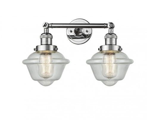 Oxford - 2 Light - 17 inch - Polished Chrome - Adjustable Bath Vanity Light (3442|208-PC-G534-LED)