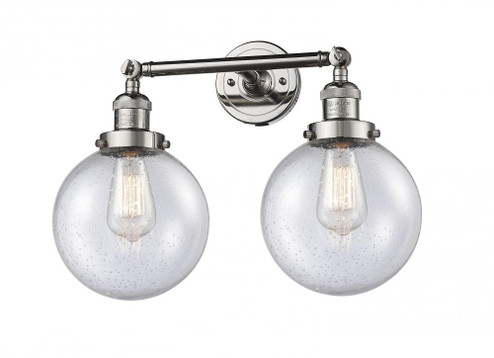 Beacon - 2 Light - 19 inch - Polished Nickel - Adjustable Bath Vanity Light (3442|208-PN-G204-8)