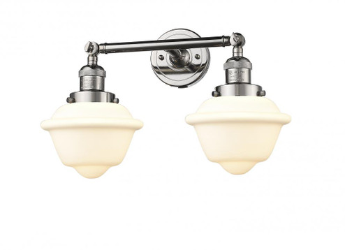 Oxford - 2 Light - 17 inch - Polished Nickel - Adjustable Bath Vanity Light (3442|208-PN-G531)