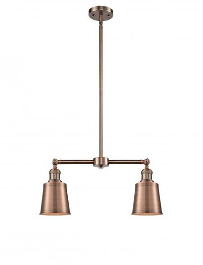 Addison - 2 Light - 21 inch - Antique Copper - Stem Hung - Island Light (3442|209-AC-M9-AC-LED)