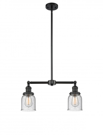 Bell - 2 Light - 21 inch - Matte Black - Stem Hung - Adjustable Island Light (3442|209-BK-G54)
