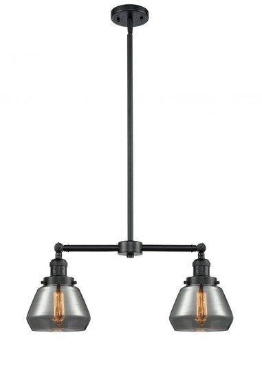 Fulton - 2 Light - 21 inch - Oil Rubbed Bronze - Stem Hung - Adjustable Island Light (3442|209-OB-G173-LED)