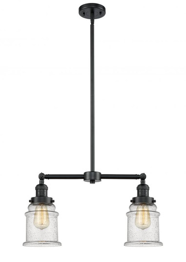 Canton - 2 Light - 21 inch - Oil Rubbed Bronze - Stem Hung - Adjustable Island Light (3442|209-OB-G184)