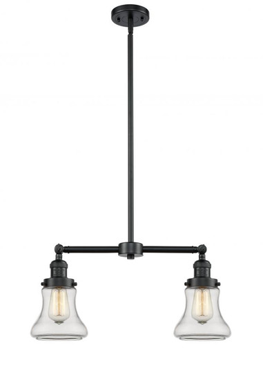 Bellmont - 2 Light - 21 inch - Oil Rubbed Bronze - Stem Hung - Adjustable Island Light (3442|209-OB-G192-LED)