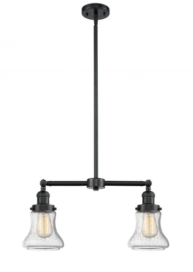 Bellmont - 2 Light - 21 inch - Oil Rubbed Bronze - Stem Hung - Adjustable Island Light (3442|209-OB-G194-LED)