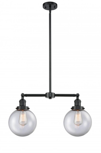 Beacon - 2 Light - 25 inch - Oil Rubbed Bronze - Stem Hung - Adjustable Island Light (3442|209-OB-G202-8)