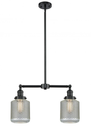 Stanton - 2 Light - 23 inch - Oil Rubbed Bronze - Stem Hung - Adjustable Island Light (3442|209-OB-G262-LED)