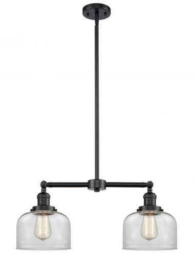 Bell - 2 Light - 21 inch - Oil Rubbed Bronze - Stem Hung - Adjustable Island Light (3442|209-OB-G72)