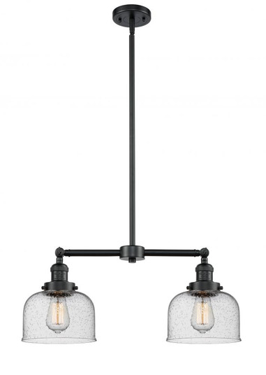 Bell - 2 Light - 21 inch - Oil Rubbed Bronze - Stem Hung - Adjustable Island Light (3442|209-OB-G74-LED)