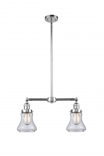 Bellmont - 2 Light - 21 inch - Polished Chrome - Stem Hung - Adjustable Island Light (3442|209-PC-G192)