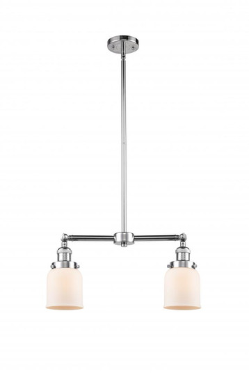 Bell - 2 Light - 21 inch - Polished Chrome - Stem Hung - Adjustable Island Light (3442|209-PC-G51-LED)