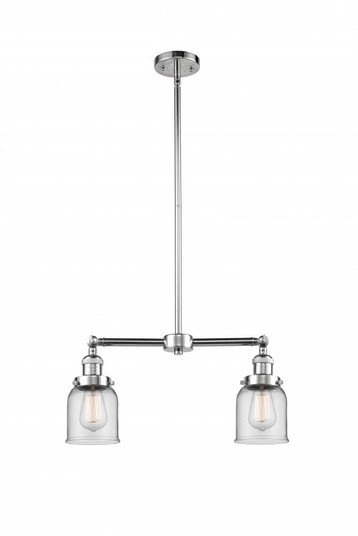 Bell - 2 Light - 21 inch - Polished Chrome - Stem Hung - Adjustable Island Light (3442|209-PC-G52-LED)