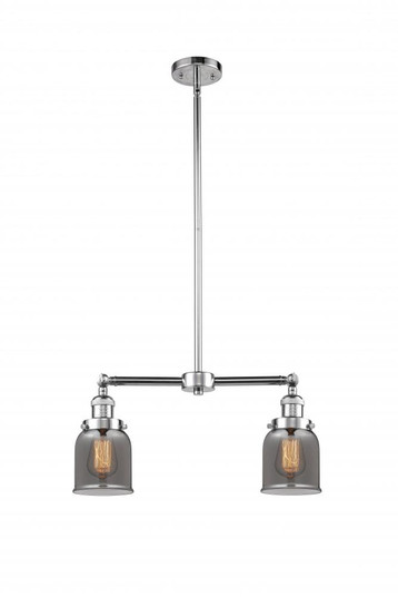 Bell - 2 Light - 21 inch - Polished Chrome - Stem Hung - Adjustable Island Light (3442|209-PC-G53)