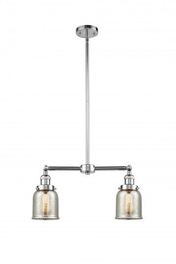Bell - 2 Light - 21 inch - Polished Chrome - Stem Hung - Adjustable Island Light (3442|209-PC-G58-LED)