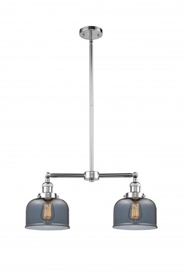 Bell - 2 Light - 21 inch - Polished Chrome - Stem Hung - Adjustable Island Light (3442|209-PC-G73-LED)