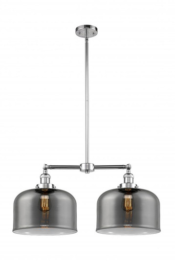 Bell - 2 Light - 21 inch - Polished Chrome - Stem Hung - Adjustable Island Light (3442|209-PC-G73-L-LED)