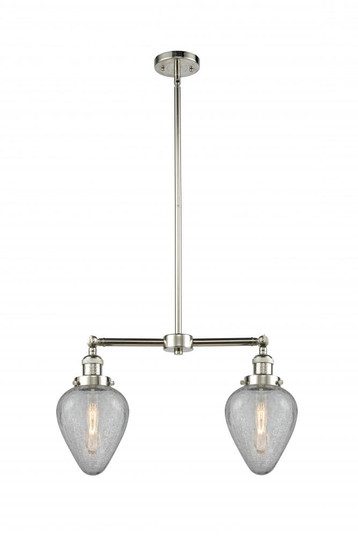 Geneseo - 2 Light - 21 inch - Polished Nickel - Stem Hung - Adjustable Island Light (3442|209-PN-G165)
