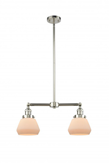 Fulton - 2 Light - 21 inch - Polished Nickel - Stem Hung - Adjustable Island Light (3442|209-PN-G171)
