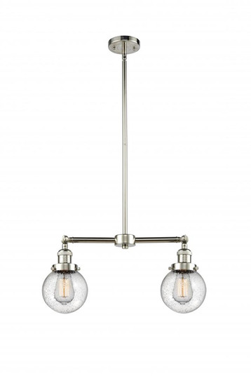 Beacon - 2 Light - 23 inch - Polished Nickel - Stem Hung - Adjustable Island Light (3442|209-PN-G204-6-LED)