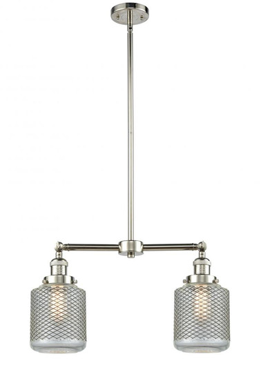 Stanton - 2 Light - 23 inch - Polished Nickel - Stem Hung - Adjustable Island Light (3442|209-PN-G262)