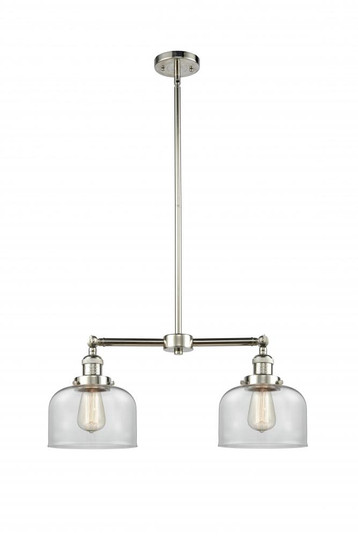 Bell - 2 Light - 21 inch - Polished Nickel - Stem Hung - Adjustable Island Light (3442|209-PN-G72)