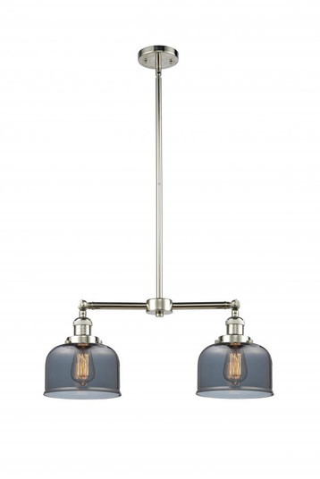 Bell - 2 Light - 21 inch - Polished Nickel - Stem Hung - Adjustable Island Light (3442|209-PN-G73-LED)