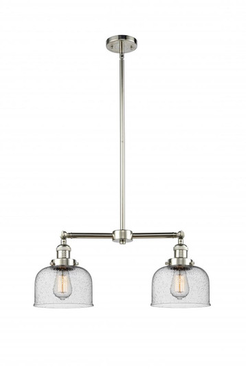 Bell - 2 Light - 21 inch - Polished Nickel - Stem Hung - Adjustable Island Light (3442|209-PN-G74-LED)