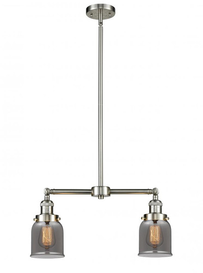 Bell - 2 Light - 21 inch - Brushed Satin Nickel - Stem Hung - Island Light (3442|209-SN-G53-LED)