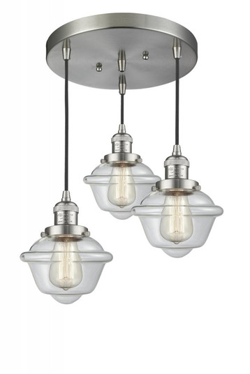 Small Oxford 3 Light Multi-Pendant (3442|211/3-SN-G532)