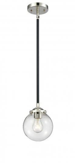 Beacon - 1 Light - 6 inch - Black Polished Nickel - Stem hung - Mini Pendant (3442|284-1S-BPN-G202-6)