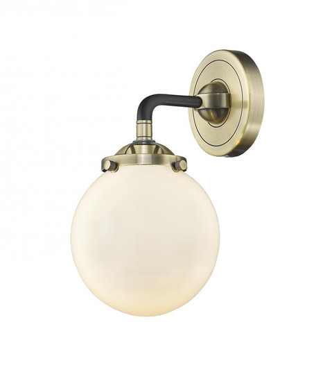 Beacon - 1 Light - 6 inch - Black Antique Brass - Sconce (3442|284-1W-BAB-G201-6-LED)
