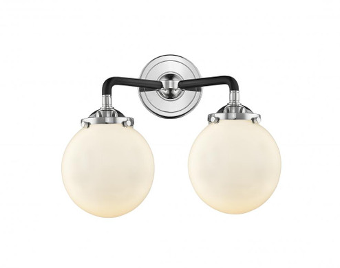 Beacon - 2 Light - 14 inch - Black Polished Nickel - Bath Vanity Light (3442|284-2W-BPN-G201-6)