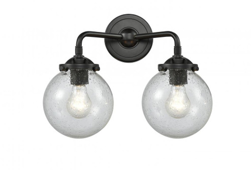 Beacon - 2 Light - 14 inch - Oil Rubbed Bronze - Bath Vanity Light (3442|284-2W-OB-G204-6)