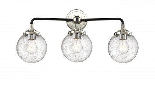 Beacon - 3 Light - 24 inch - Black Polished Nickel - Bath Vanity Light (3442|284-3W-BPN-G204-6-LED)