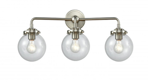 Beacon - 3 Light - 24 inch - Brushed Satin Nickel - Bath Vanity Light (3442|284-3W-SN-G202-6)