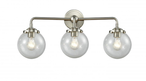 Beacon - 3 Light - 24 inch - Brushed Satin Nickel - Bath Vanity Light (3442|284-3W-SN-G204-6-LED)