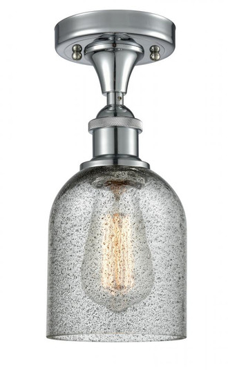 Caledonia - 1 Light - 5 inch - Polished Chrome - Semi-Flush Mount (3442|516-1C-PC-G257-LED)