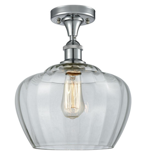 Fenton - 1 Light - 11 inch - Polished Chrome - Semi-Flush Mount (3442|516-1C-PC-G92-L)