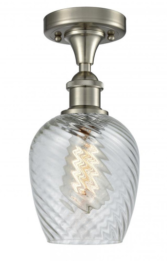 Salina - 1 Light - 6 inch - Brushed Satin Nickel - Semi-Flush Mount (3442|516-1C-SN-G292)