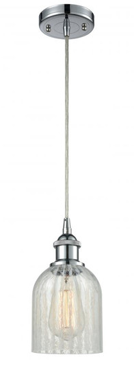 Caledonia - 1 Light - 5 inch - Polished Chrome - Cord hung - Mini Pendant (3442|516-1P-PC-G2511-LED)