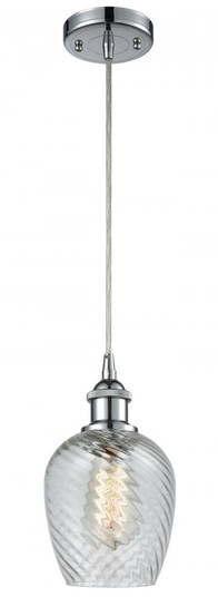Salina - 1 Light - 6 inch - Polished Chrome - Cord hung - Mini Pendant (3442|516-1P-PC-G292)