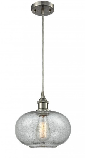 Gorham - 1 Light - 10 inch - Brushed Satin Nickel - Cord hung - Mini Pendant (3442|516-1P-SN-G247)