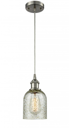 Caledonia - 1 Light - 5 inch - Brushed Satin Nickel - Cord hung - Mini Pendant (3442|516-1P-SN-G259)