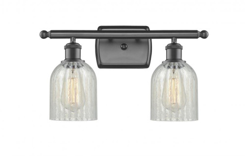 Caledonia - 2 Light - 15 inch - Oil Rubbed Bronze - Bath Vanity Light (3442|516-2W-OB-G2511-LED)