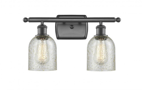Caledonia - 2 Light - 15 inch - Oil Rubbed Bronze - Bath Vanity Light (3442|516-2W-OB-G259-LED)