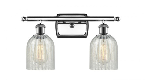 Caledonia - 2 Light - 15 inch - Polished Chrome - Bath Vanity Light (3442|516-2W-PC-G2511-LED)