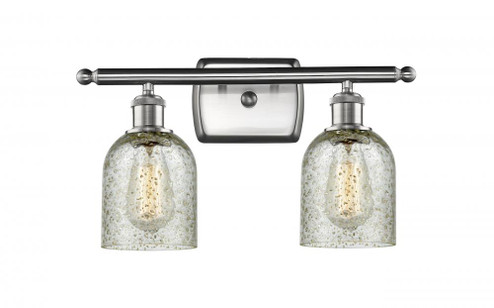 Caledonia - 2 Light - 15 inch - Brushed Satin Nickel - Bath Vanity Light (3442|516-2W-SN-G259)