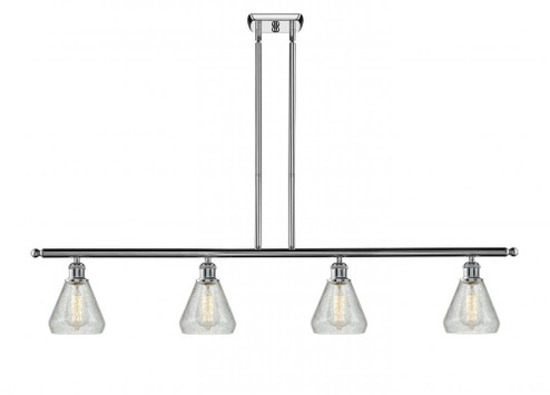 Conesus - 4 Light - 48 inch - Polished Chrome - Stem hung - Island Light (3442|516-4I-PC-G275-LED)