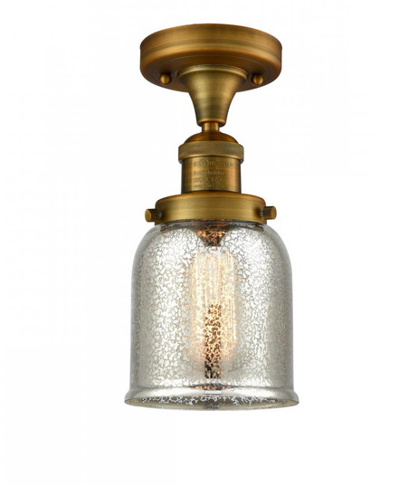 Bell - 1 Light - 5 inch - Brushed Brass - Semi-Flush Mount (3442|517-1CH-BB-G58)